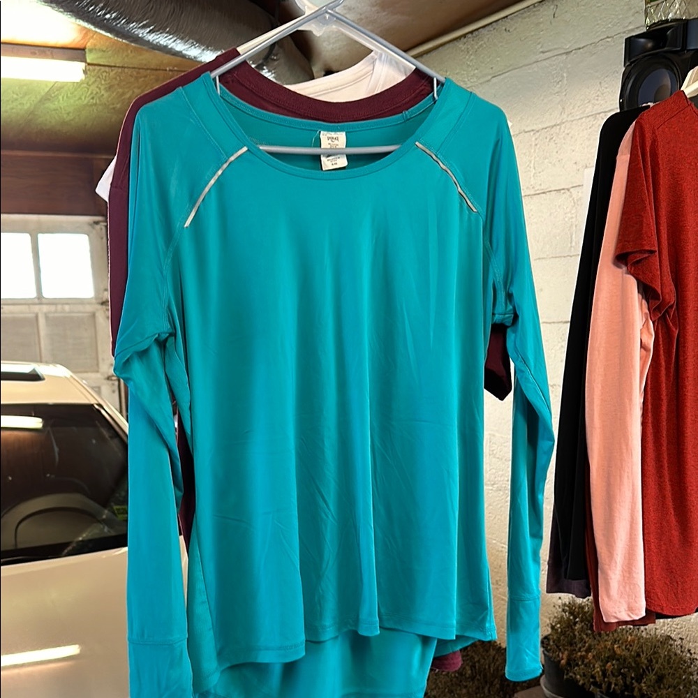 Teal Long Sleeve Women's Top